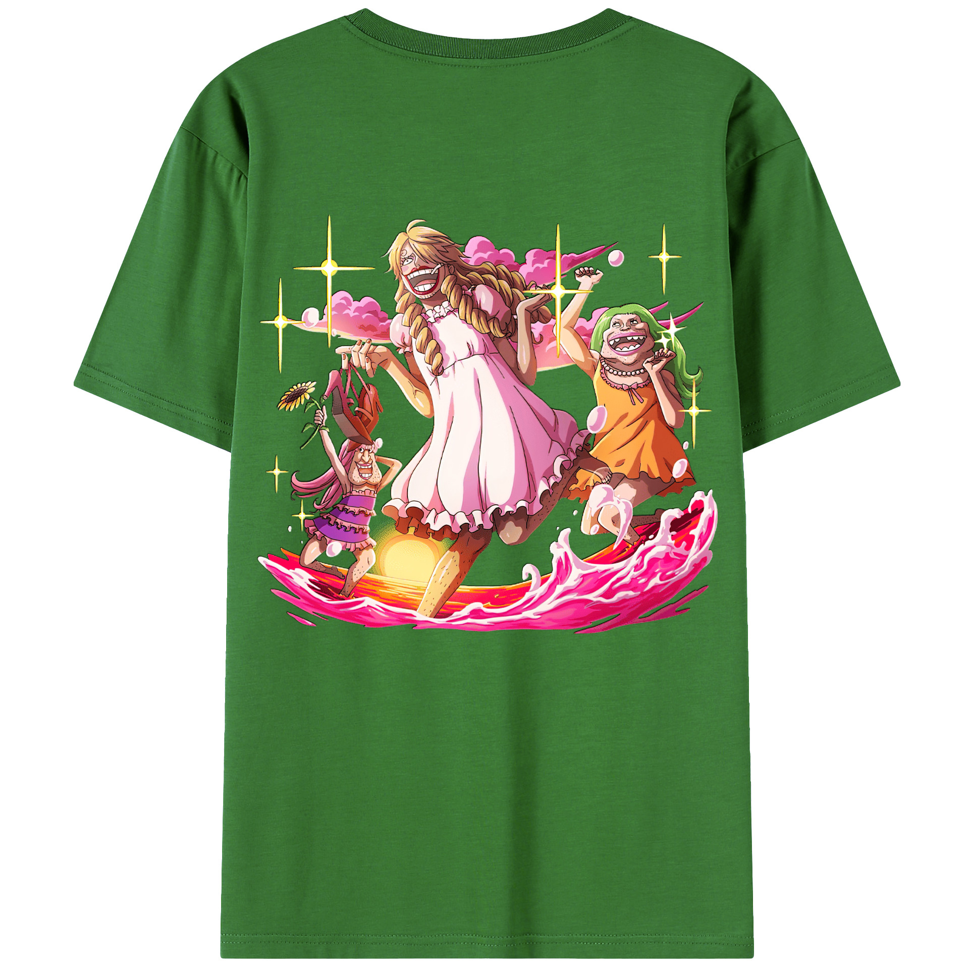 （画像用） ワンピース サンジ ONE PIECE Sanji レディース半袖Tシャツ(バックプリント)